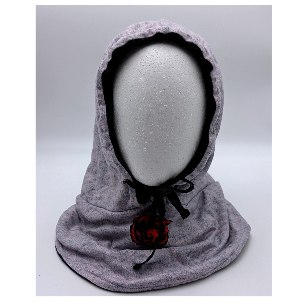 FOCO Chicago Bears Fleece Hood Gaiter Balaclava Gray Heather Adjustable NFL